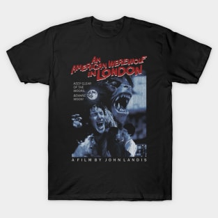 An American Werewolf in London, john landis, horror T-Shirt